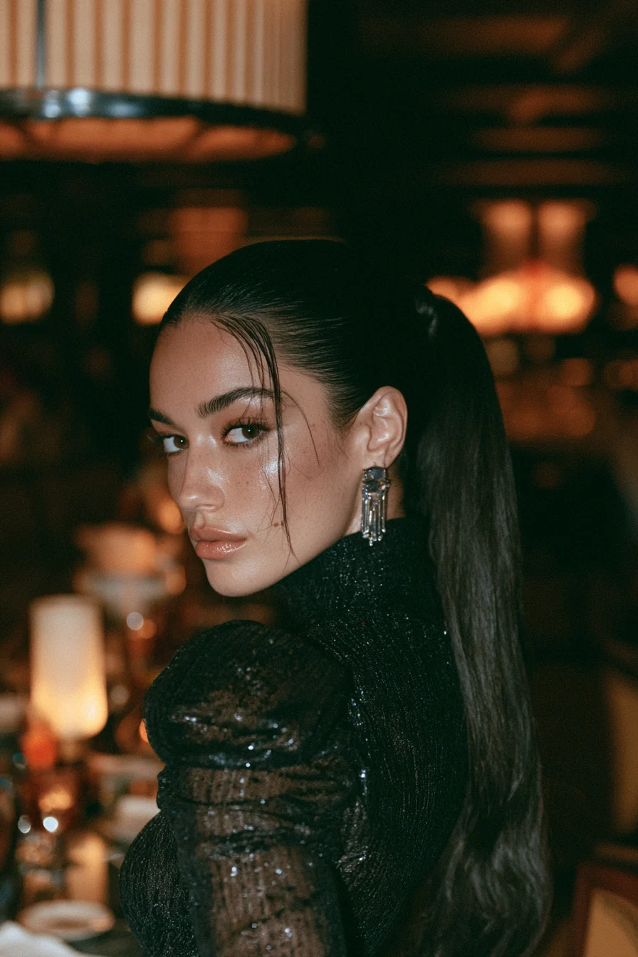 27 Birthday Hairstyles That Will Make You Feel Extra Special on Your Big Day 5 modern birthday ponytail look 1
