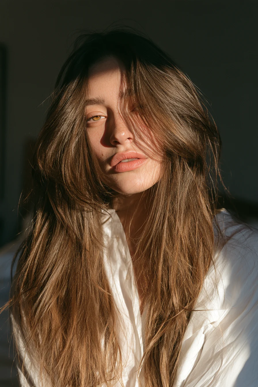 6 effortless flowing long layers