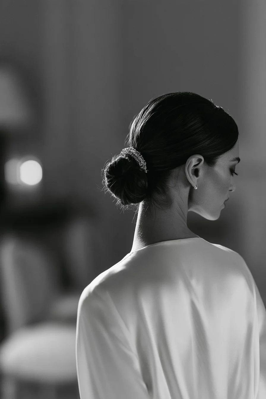 6 modern sleek bridal hair twist 1