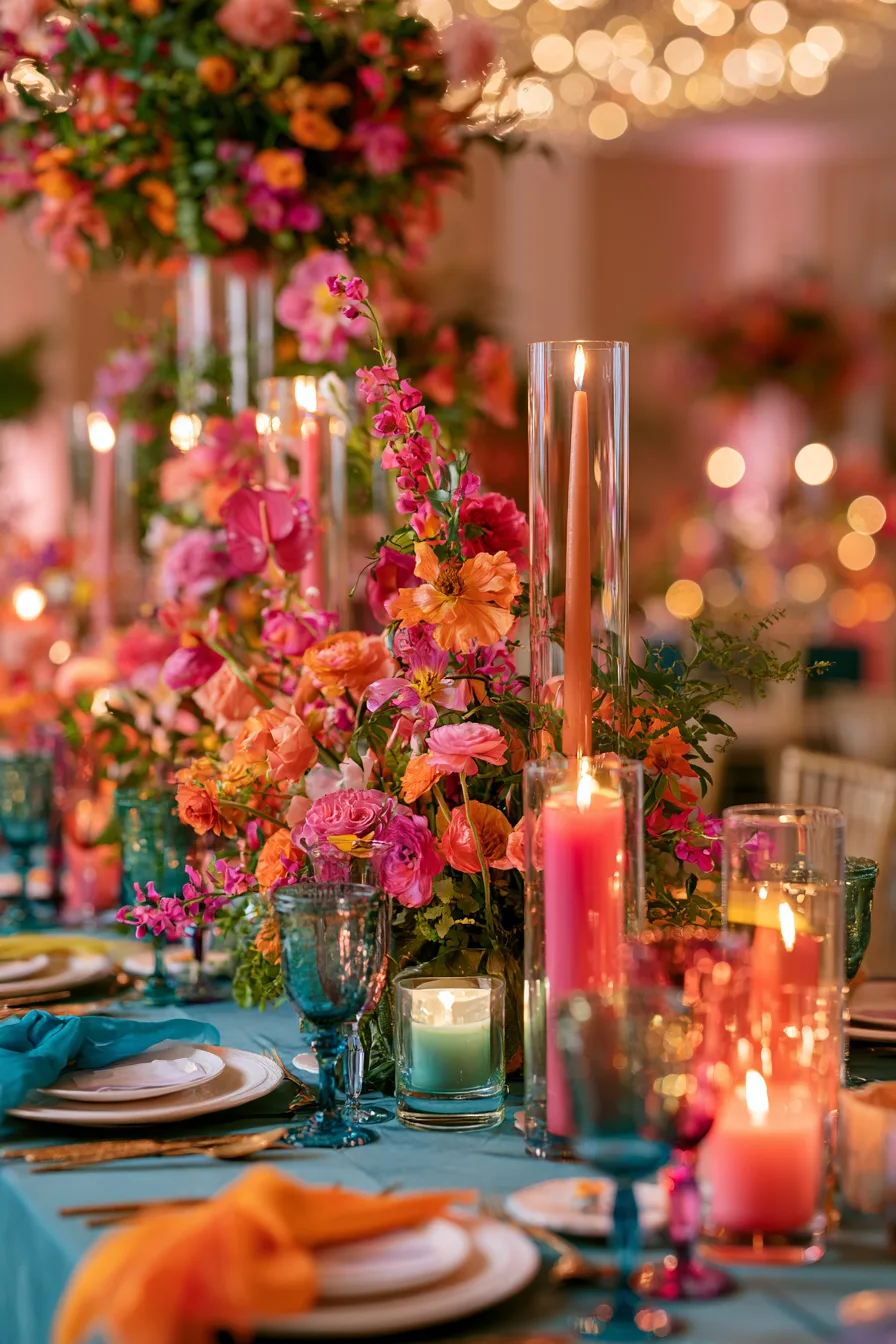 27 Creative Wedding Reception Ideas 7 bright and cheerful wedding reception decor ideas 1