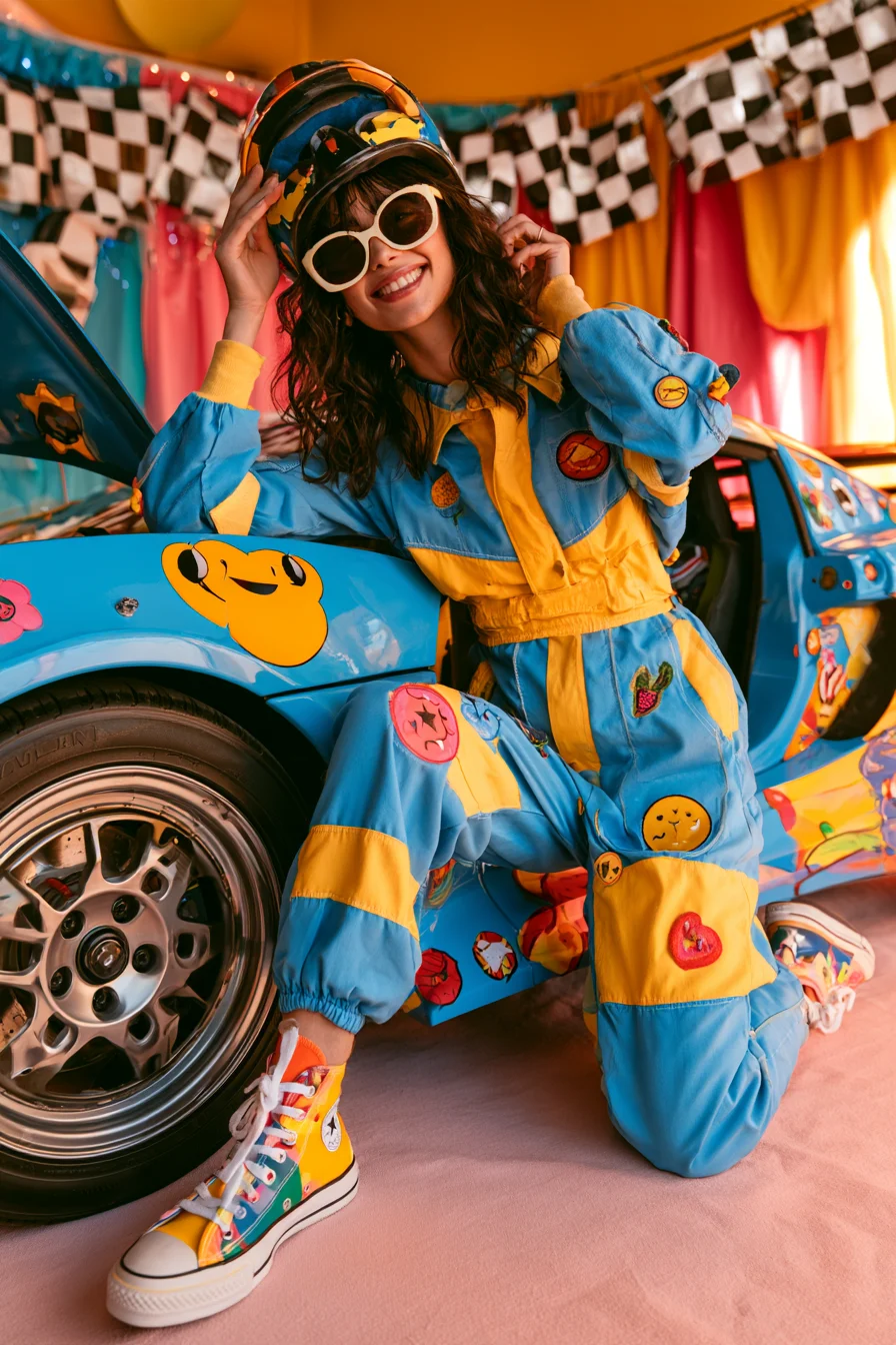 27 Amazing Race Car Driver Costumes 7 cheerful little speedster outfit for kids 1