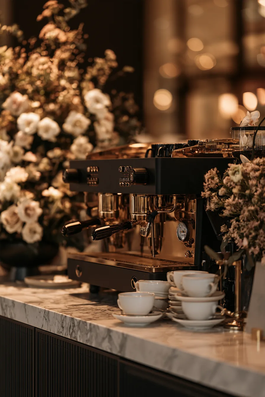 7 sophisticated wedding coffee station