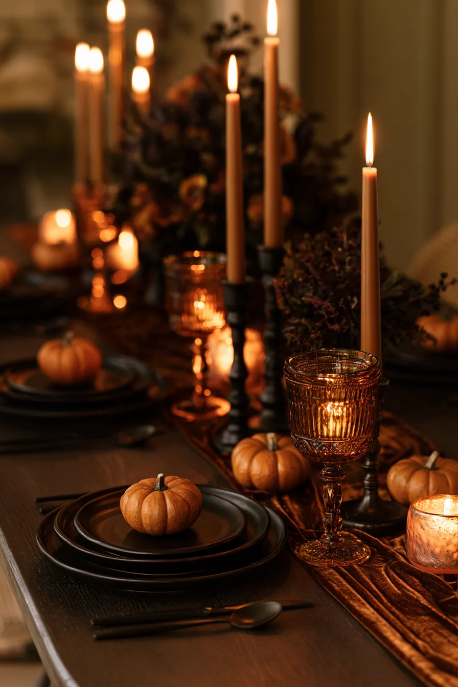 27 Halloween Party Ideas For Spooky Fun 8 elegant halloween tablescape inspiration 1