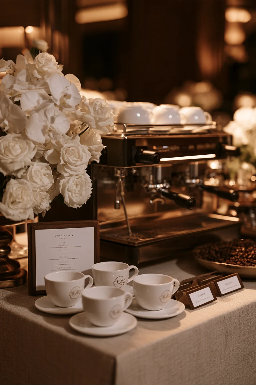 9 personalized bridal coffee bar 1