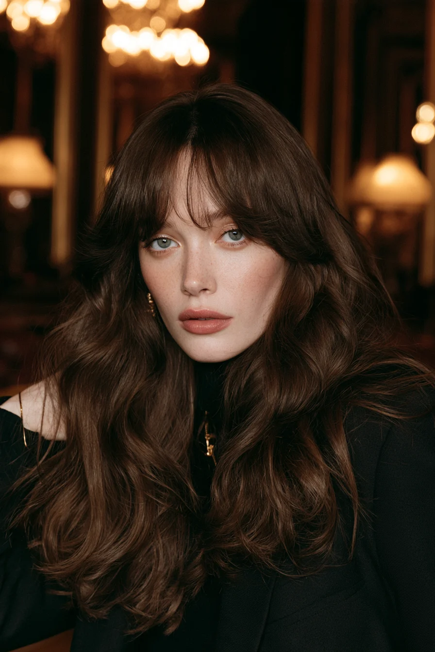 9 refined bangs and layers for an elegant hairstyle 1