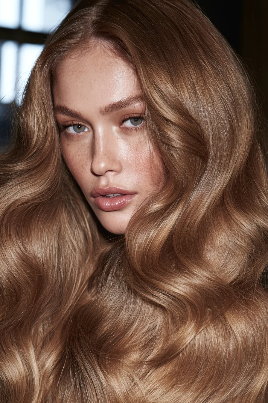 27 Golden Brown Honey Hair Color Ideas for a Gorgeous Glow 1 golden brunette sunshine glow 1