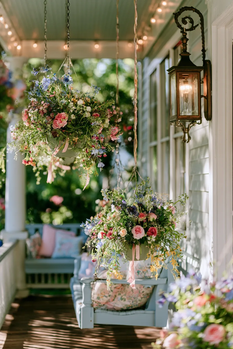 10 playful porch wedding accents 1
