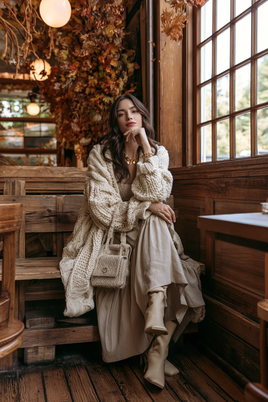11 cozy cardigan dress inspiration 1
