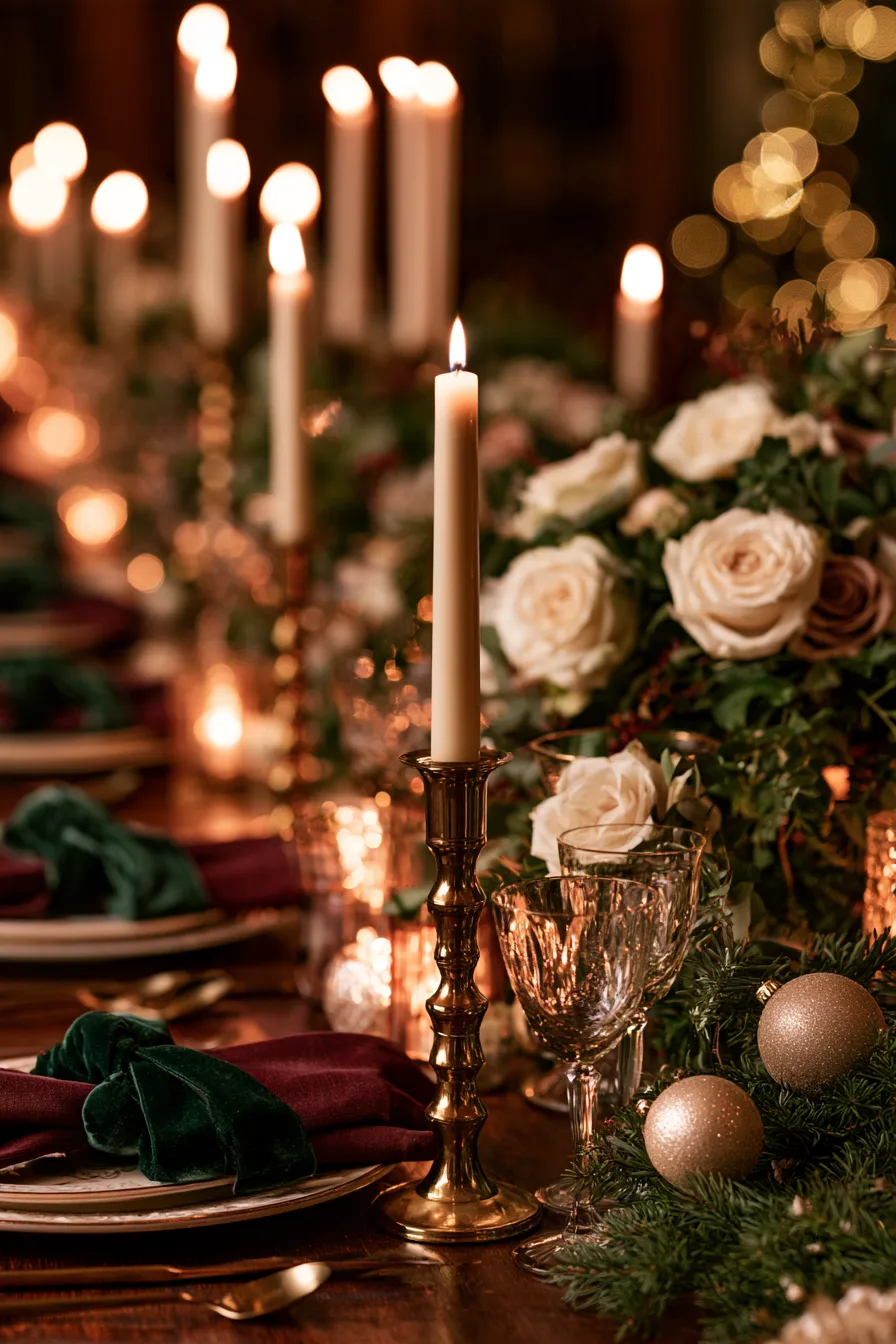 12 luxurious velvet holiday wedding styling 1