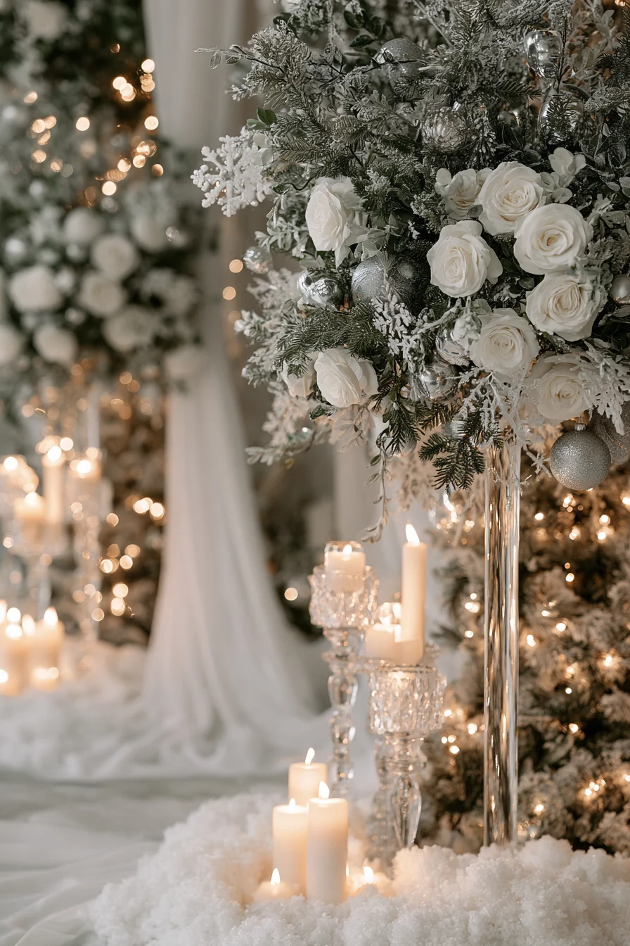 13 enchanting winter wonderland wedding decor 1