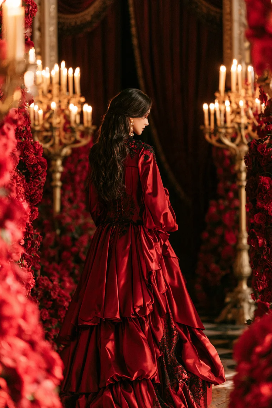 14 crimson gothic wedding romance 1