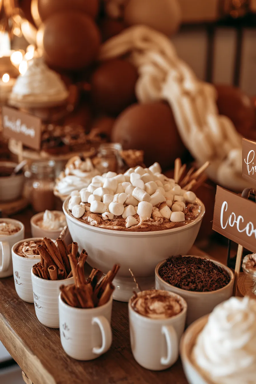 15 cozy hot chocolate party inspiration 1