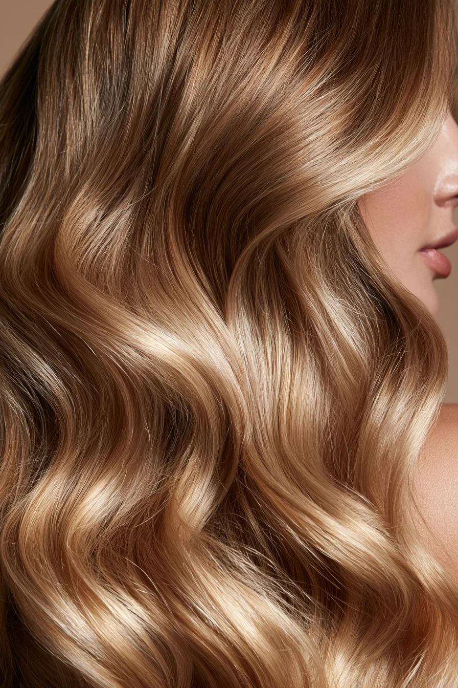 27 Golden Brown Honey Hair Color Ideas for a Gorgeous Glow 15 creamy blonde honey balayage 1