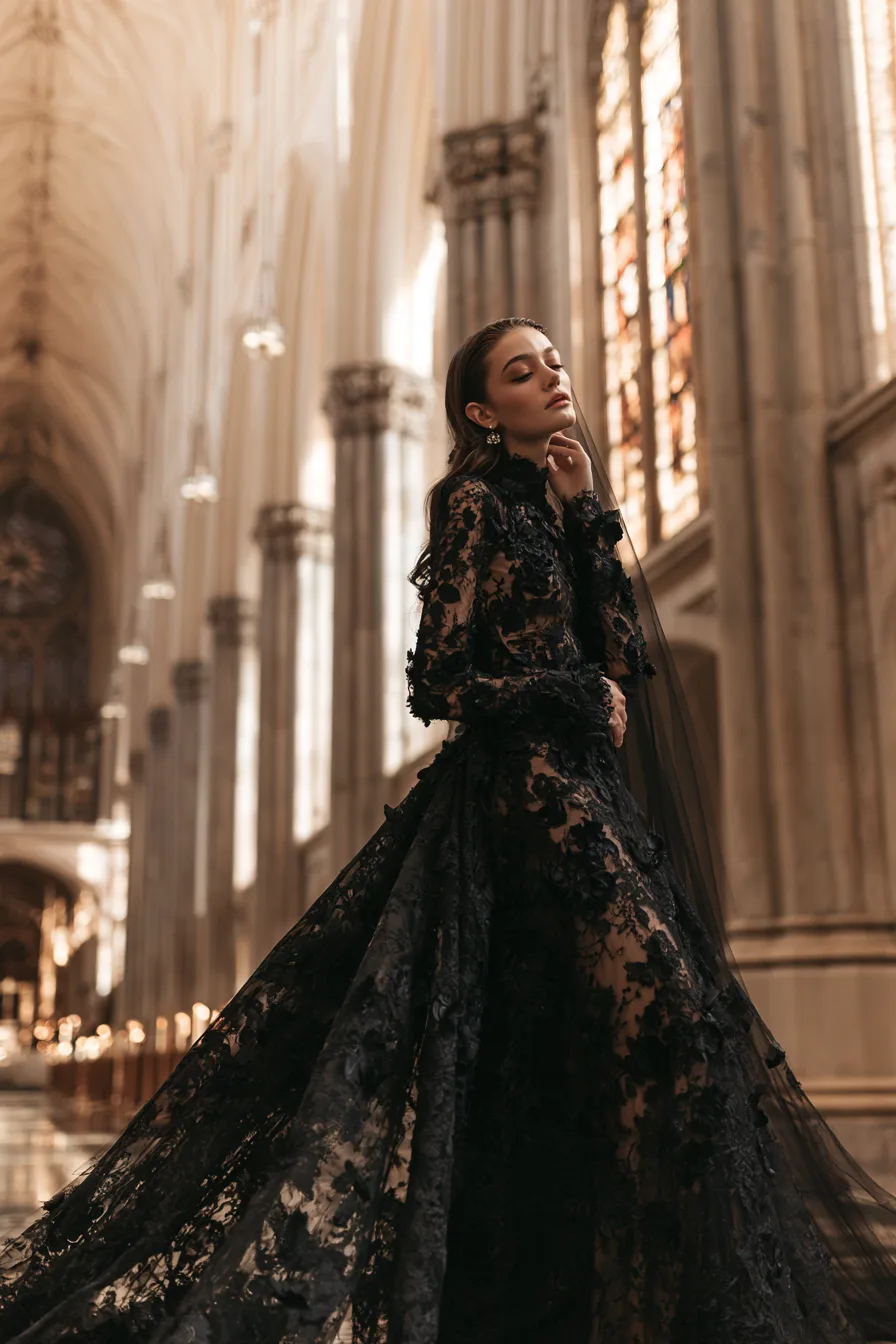 15 elegant sleeved bridal beauty 1