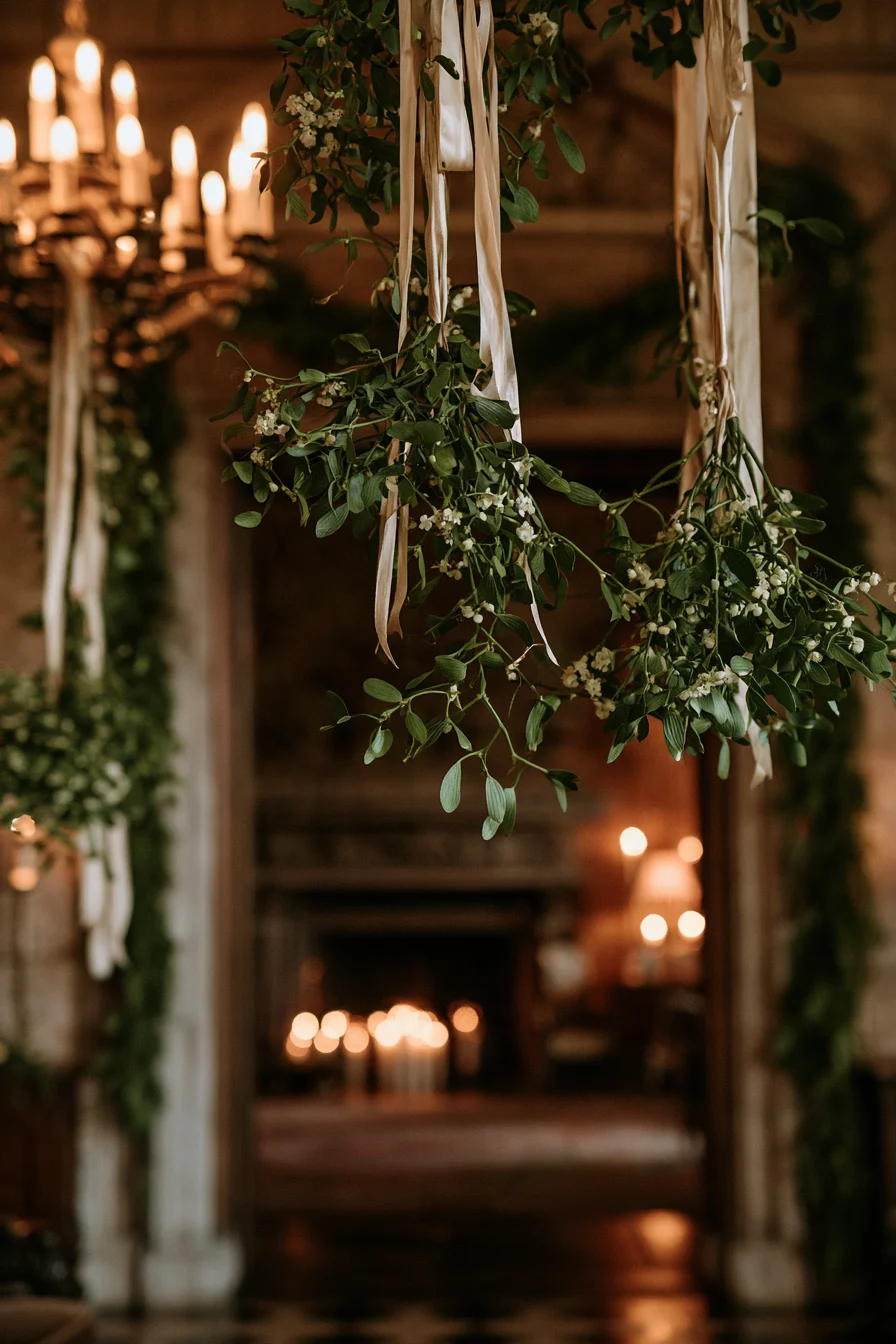 16 romantic mistletoe wedding decor inspiration 1
