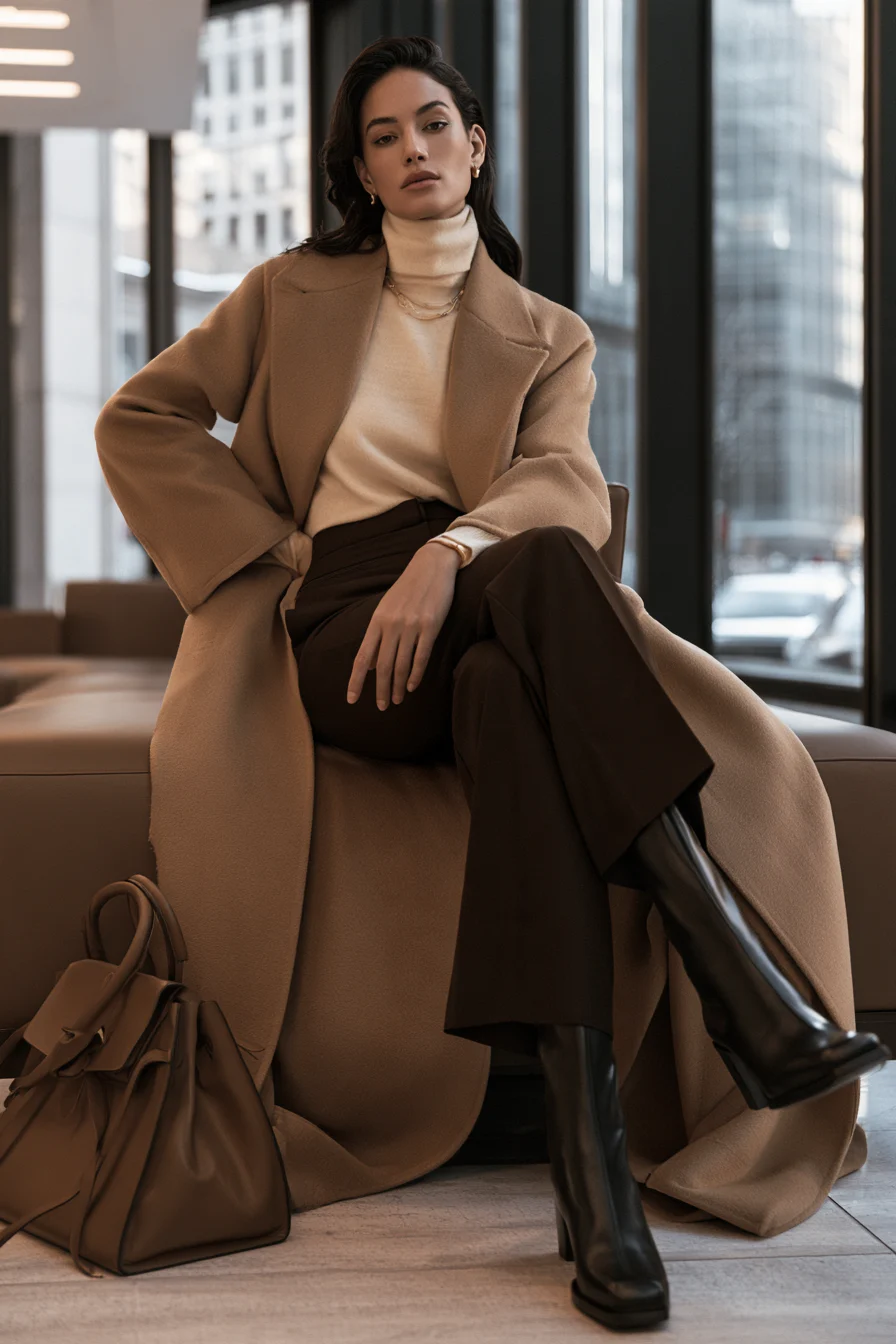 27 Winter Office Outfits for Women That Look Chic and Professional 16 timeless wool coats for work 1