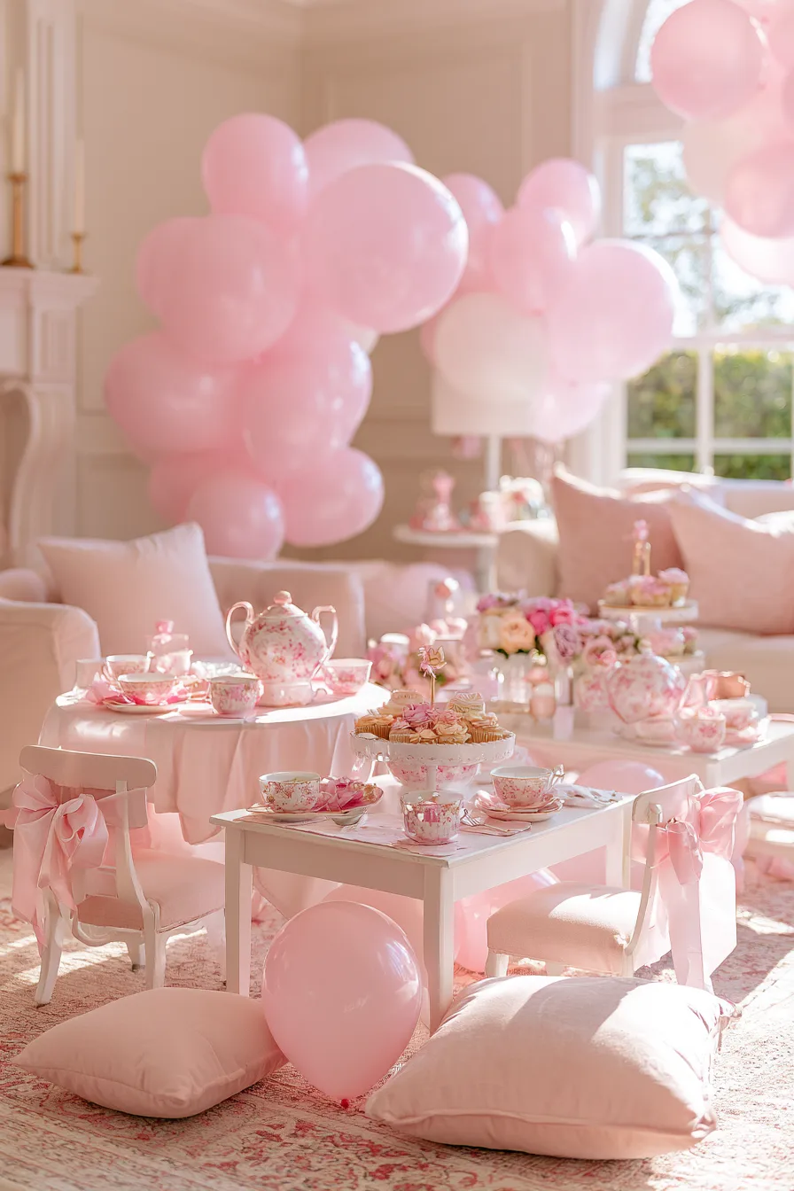 17 elegant pink tea party 1