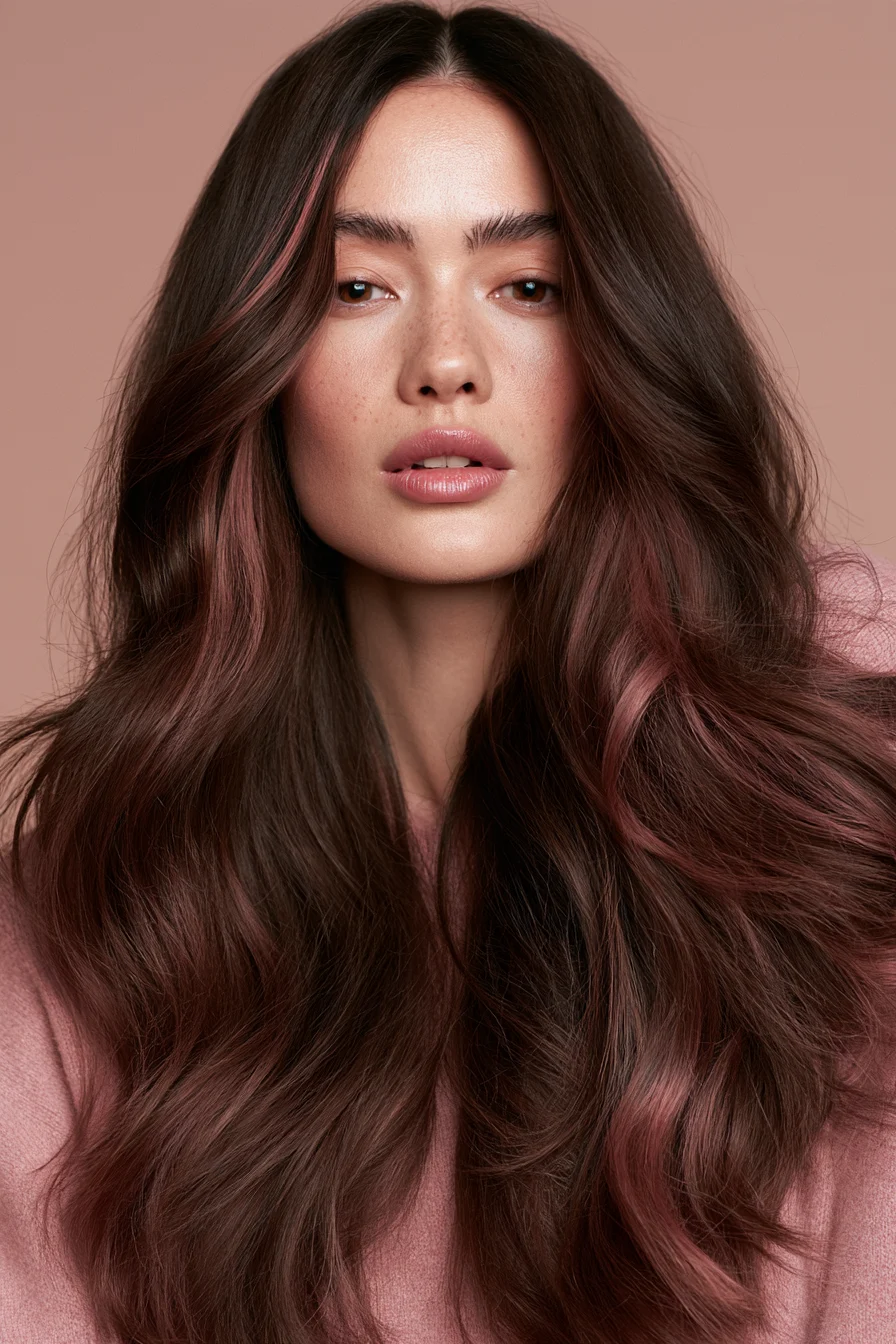 17 rose gold brunette romance 1