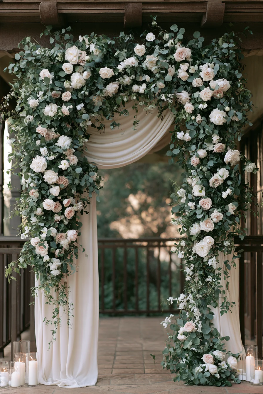 19 beautiful floral ceremony arches 1