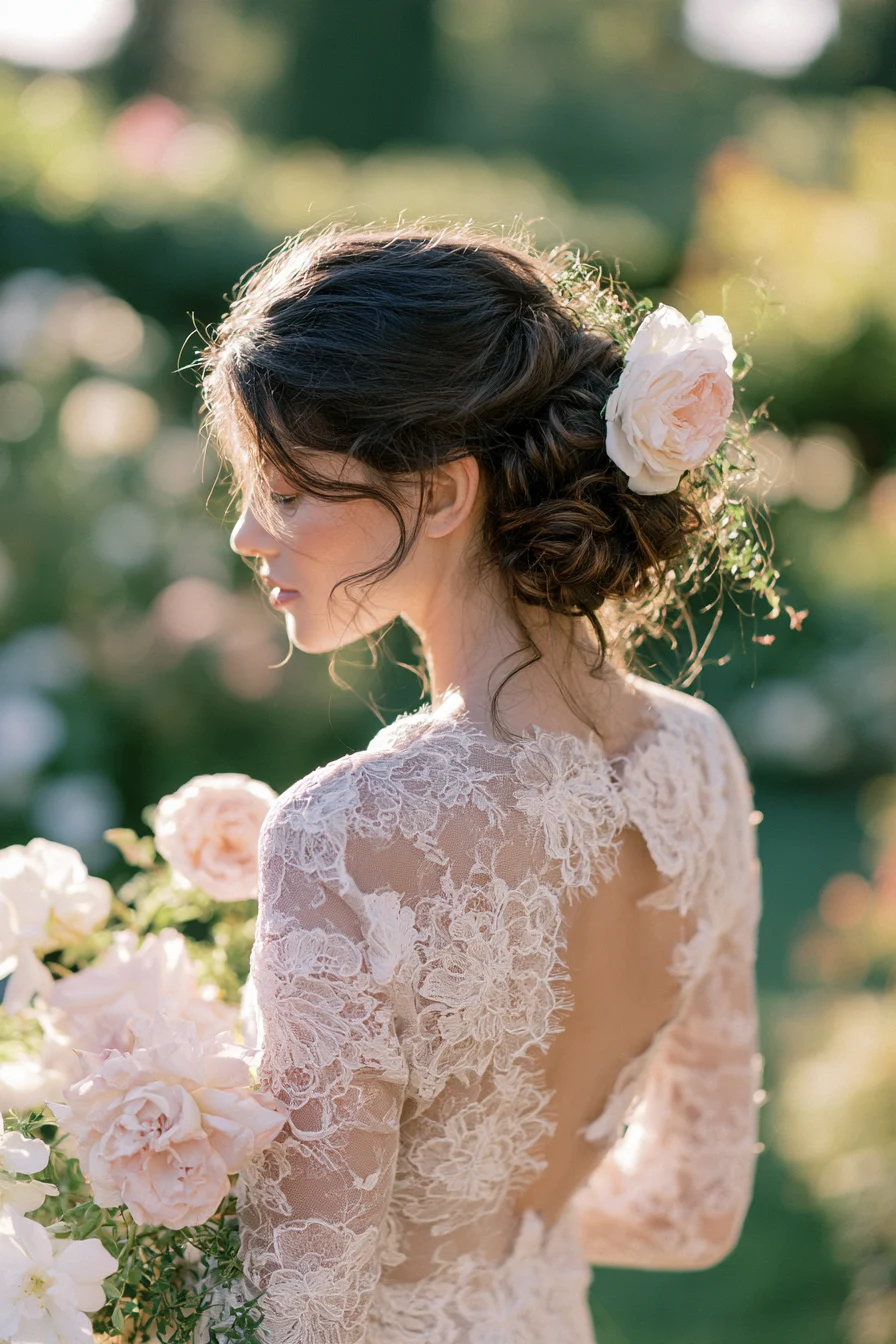 19 blooming garden bridal buns 1