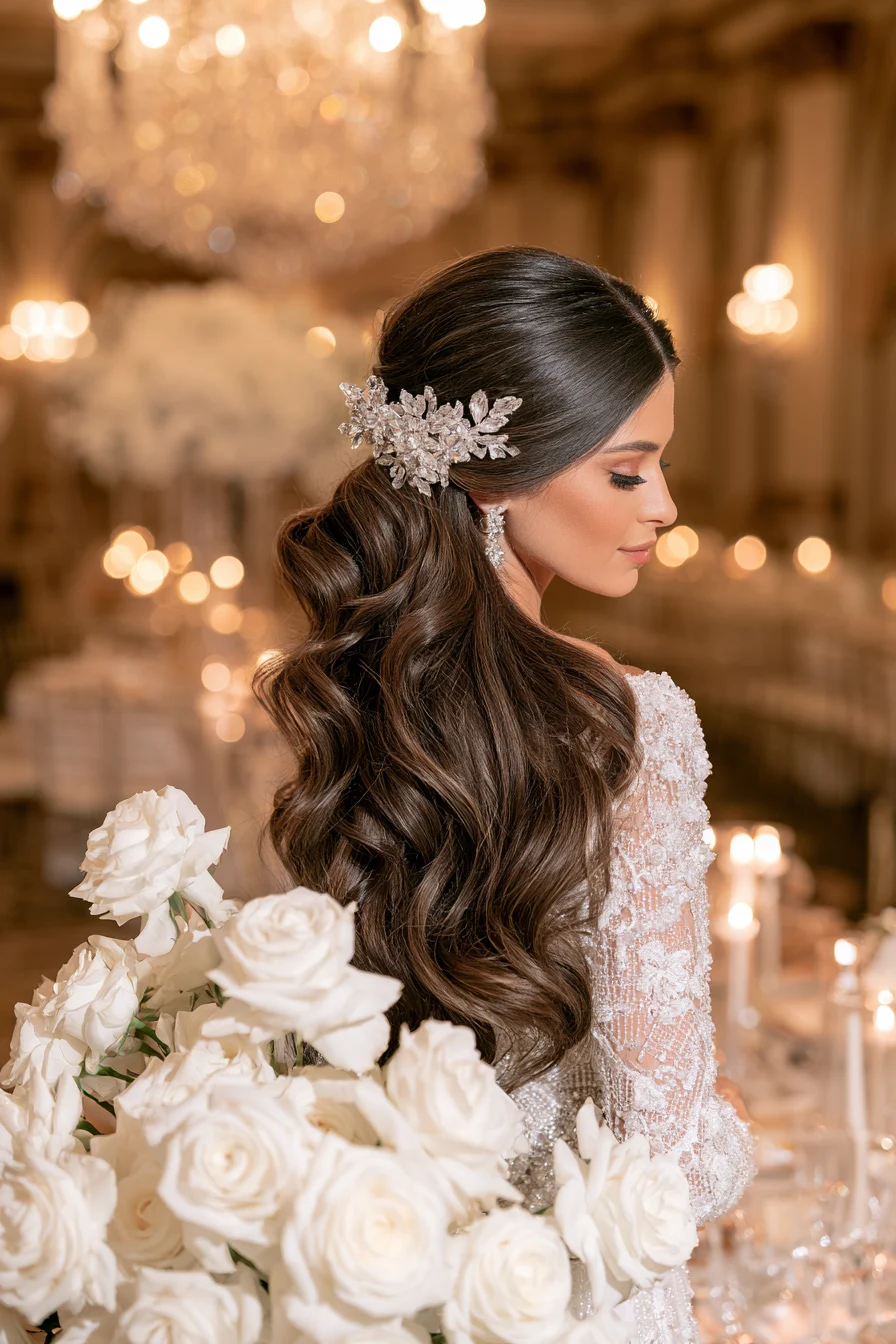 19 brilliant crystal bridal curls 1