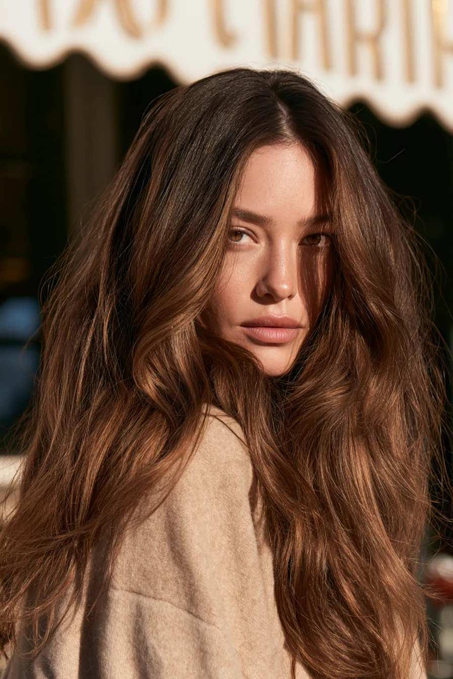 2 caramel balayage brunette glow 1