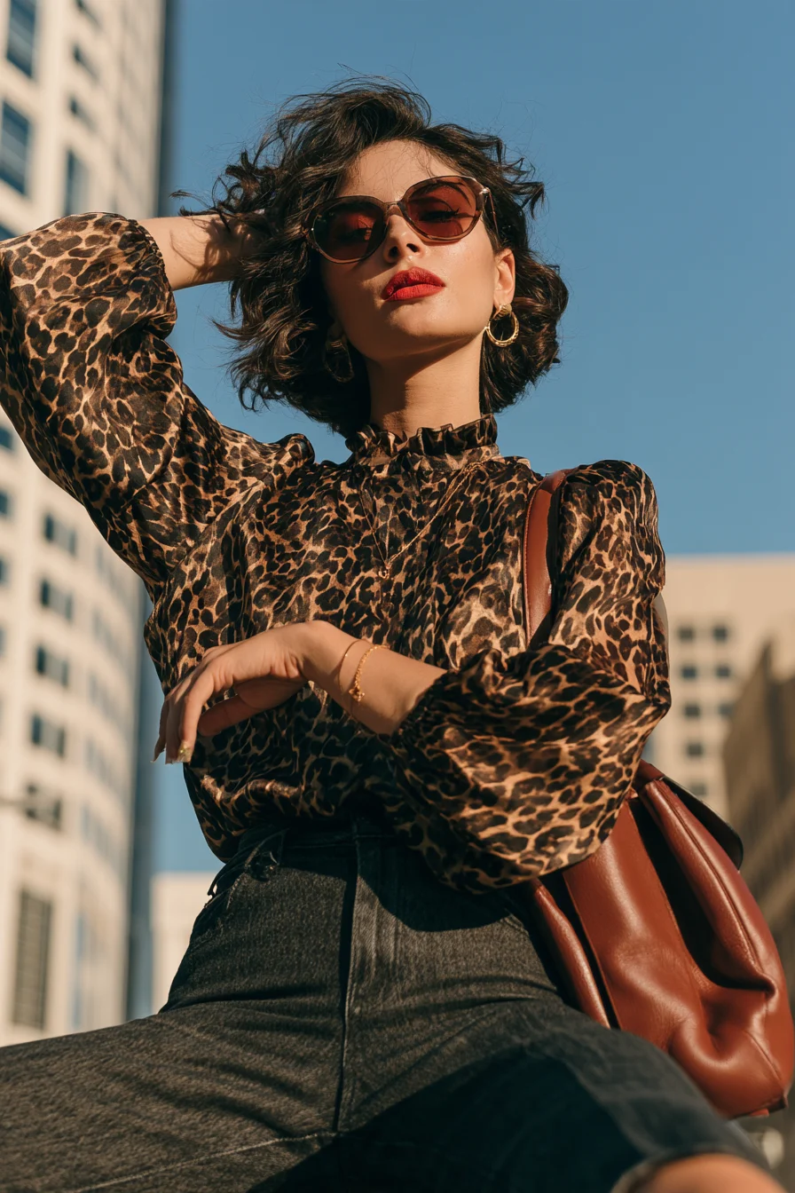 2 chic animal print styling 1