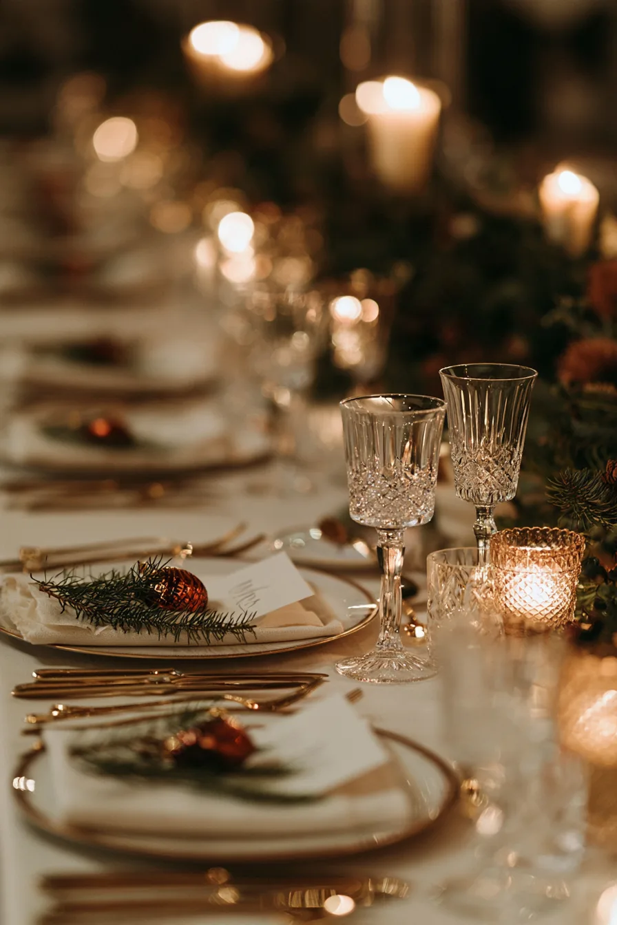 20 elegant christmas place settings 1