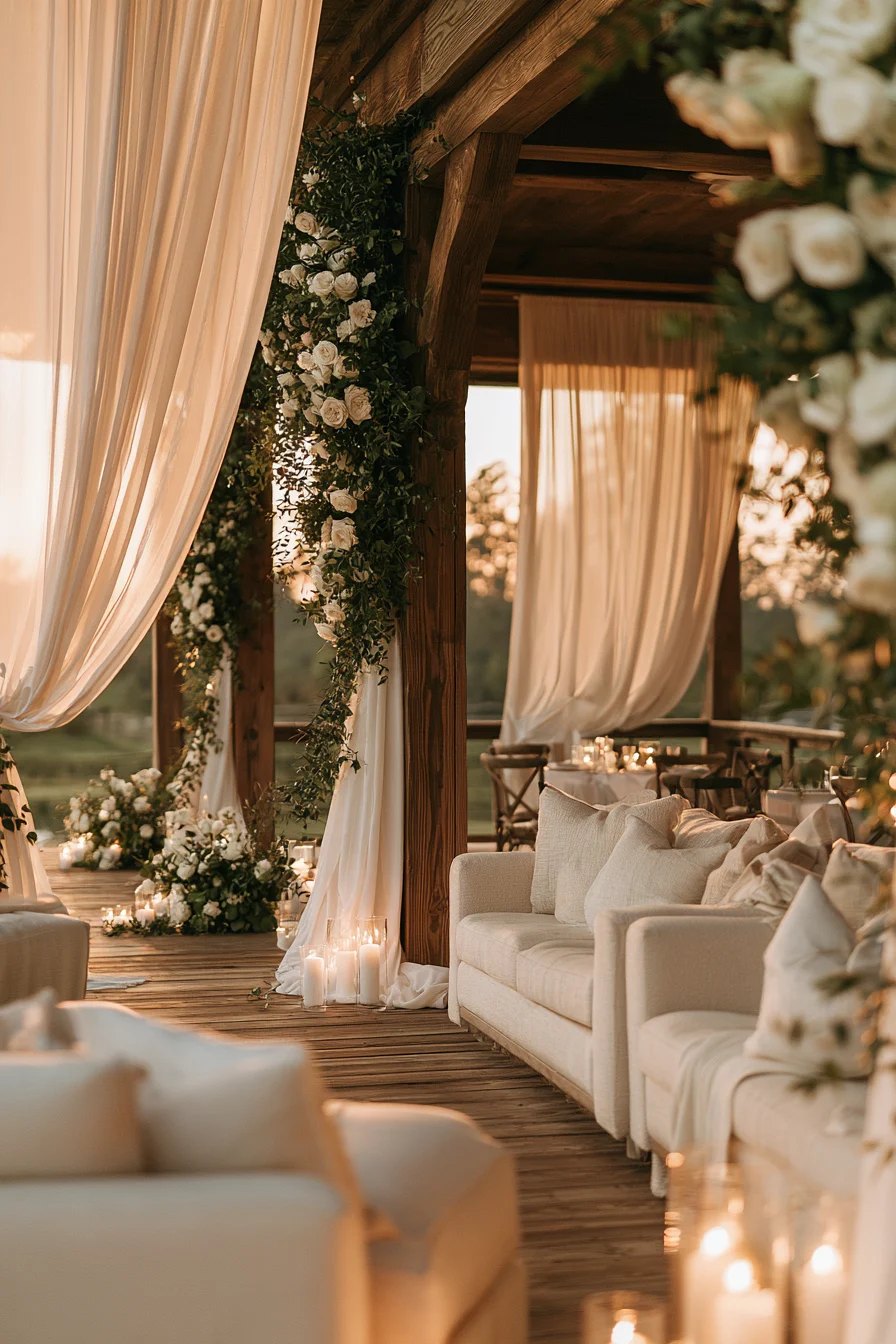 20 soft romantic wedding draping 1