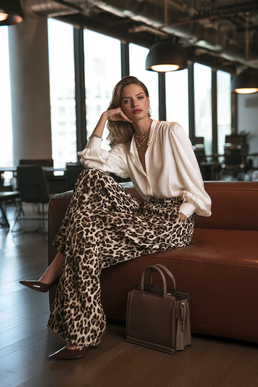 20 sophisticated leopard print trousers 1