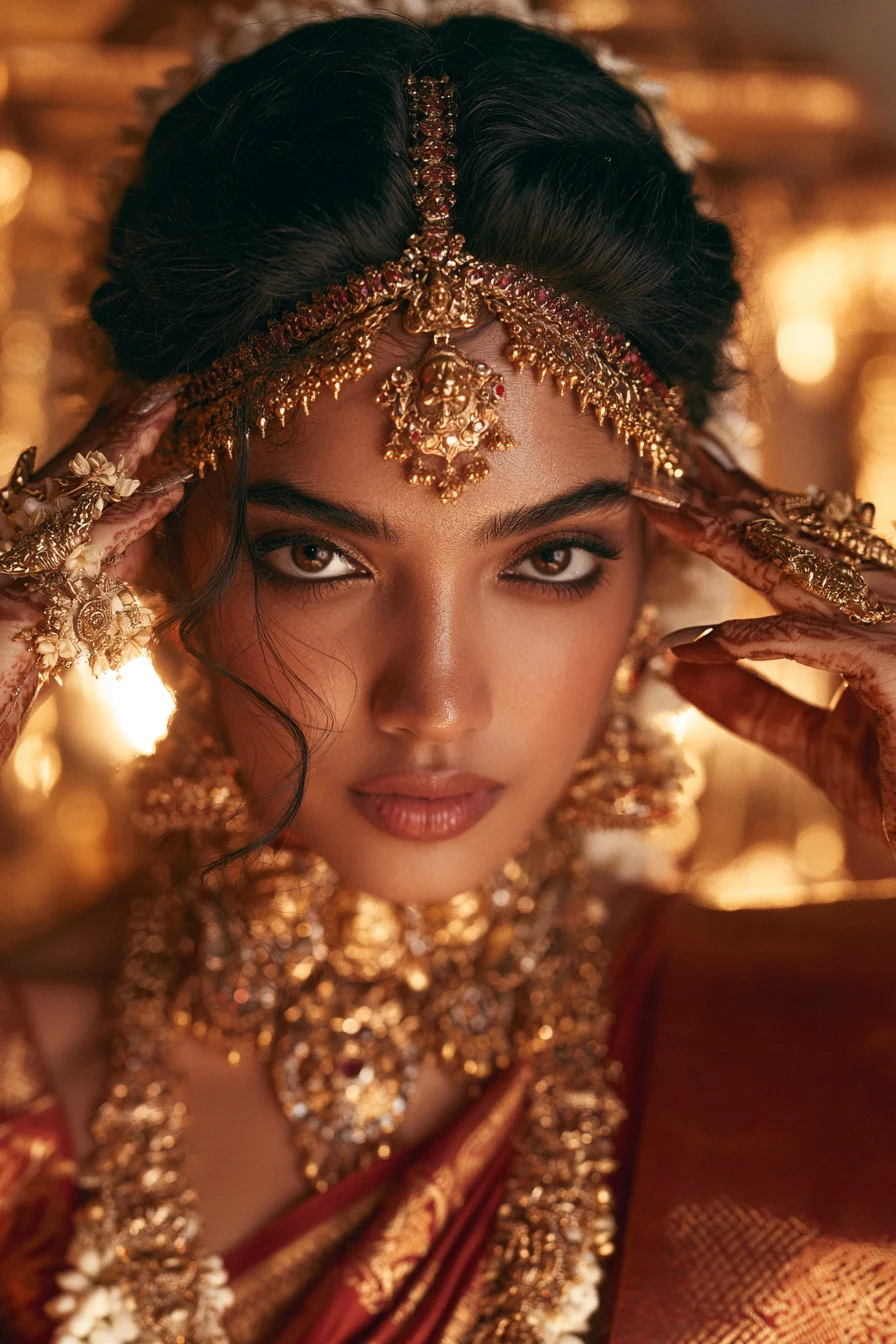 21 majestic traditional bridal hairstyles 1
