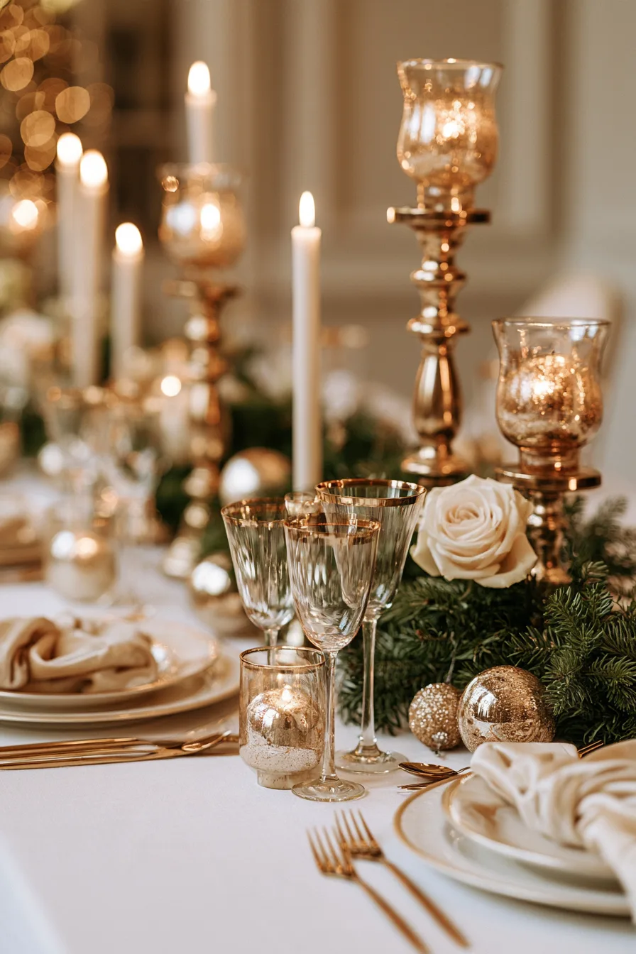 22 radiant gold christmas wedding decorations 1