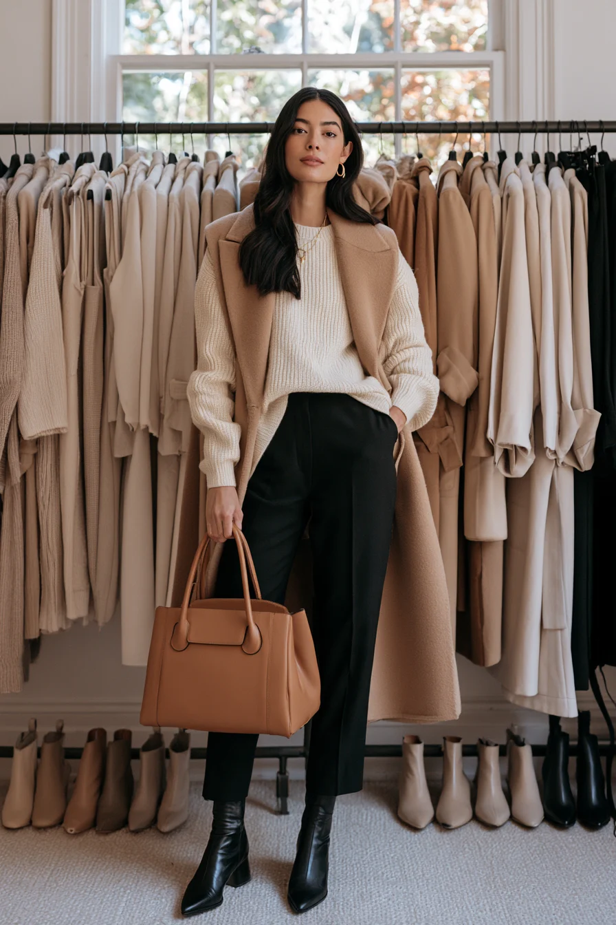 27 Winter Office Outfits for Women That Look Chic and Professional 23 essential winter office capsule pieces 1