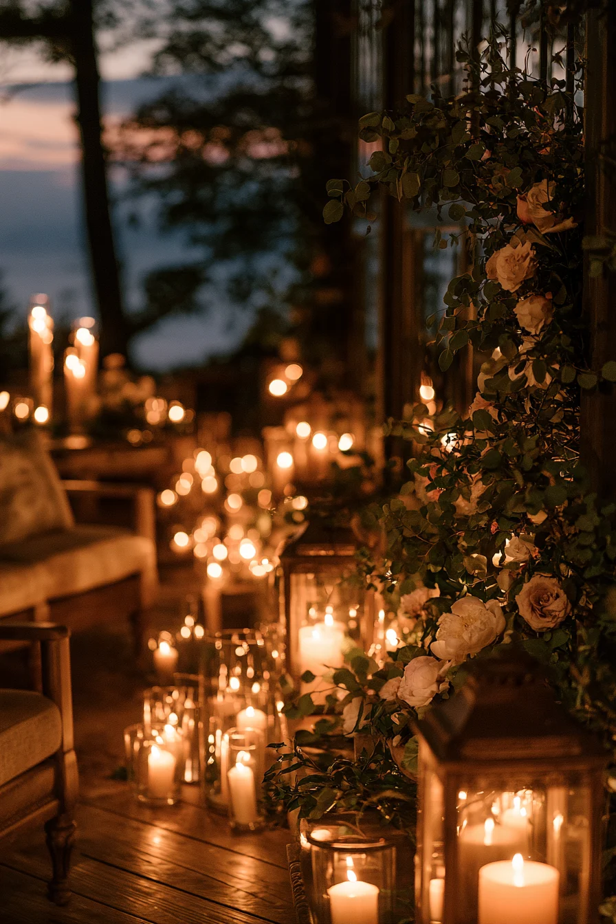 23 romantic candlelight wedding styling 1
