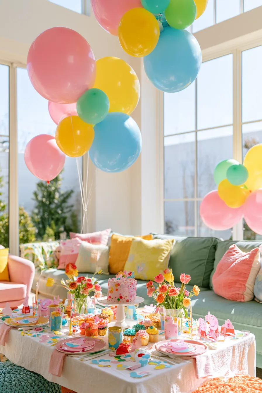 24 cheerful peppa pig celebration 1