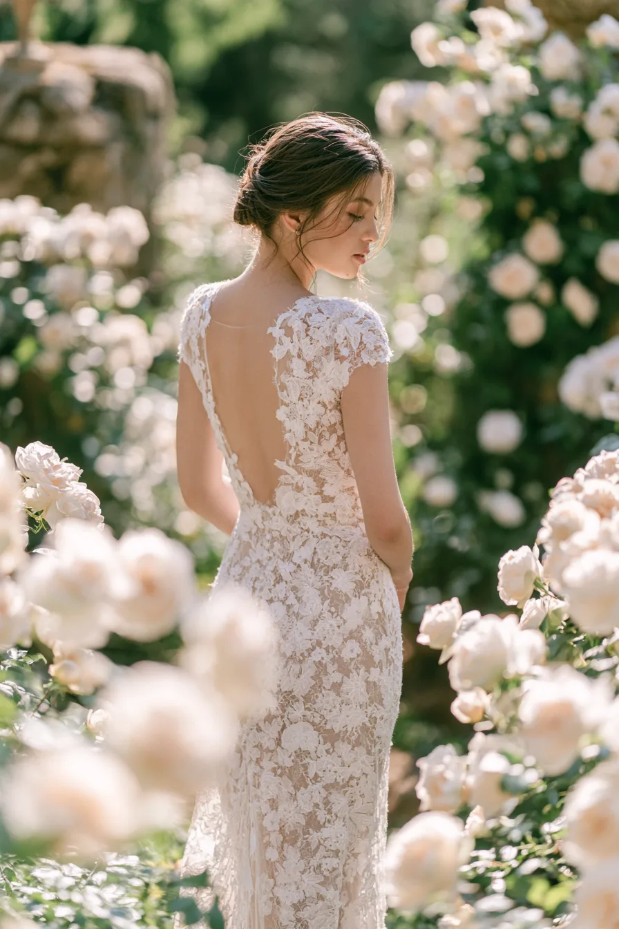 25 charming bridal dress detail ideas 1