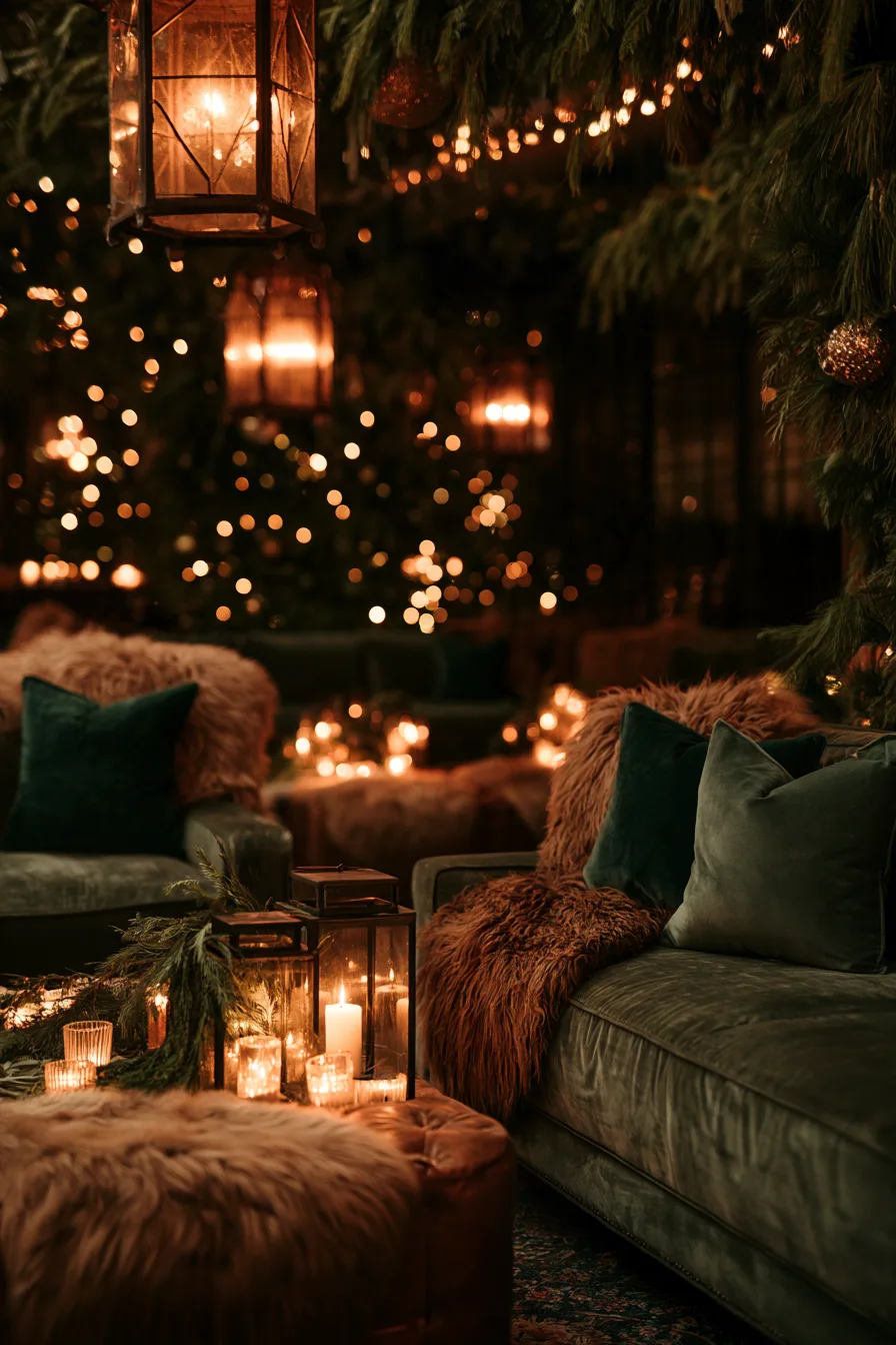 25 cozy christmas wedding lounges 1