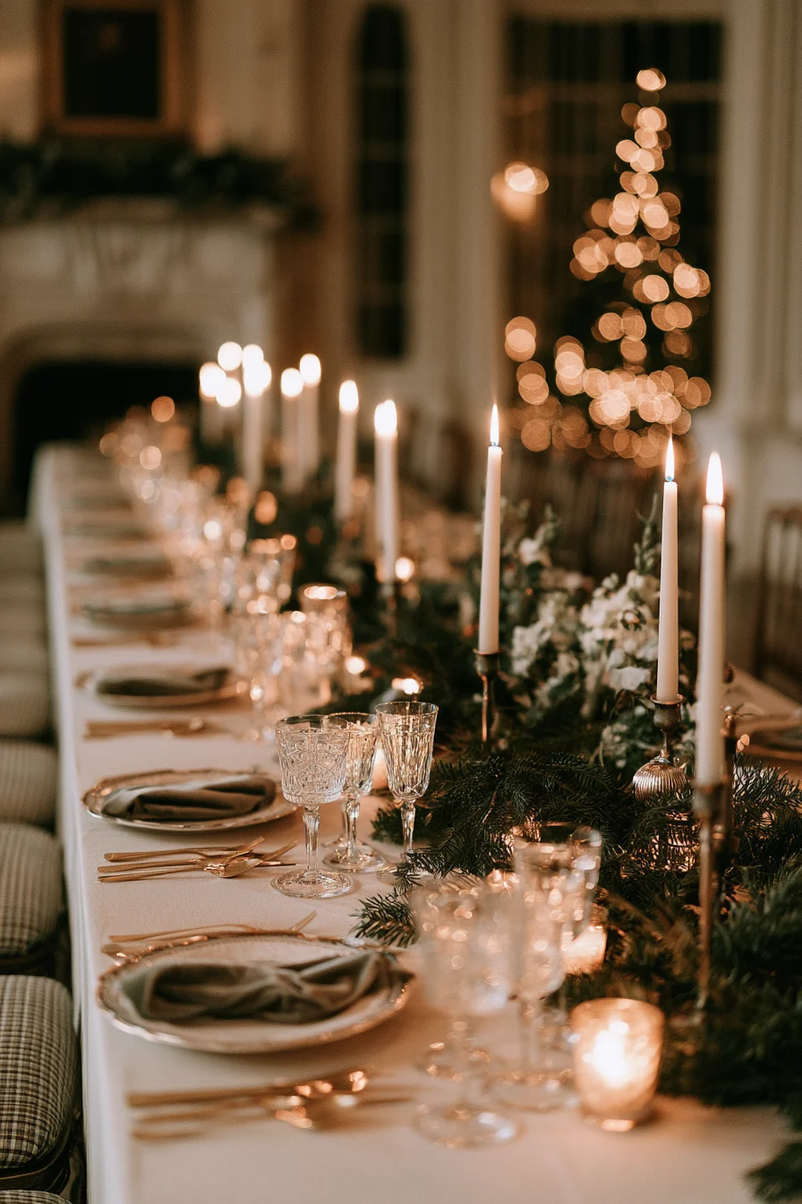 26 elegant winter tablescape ideas 1