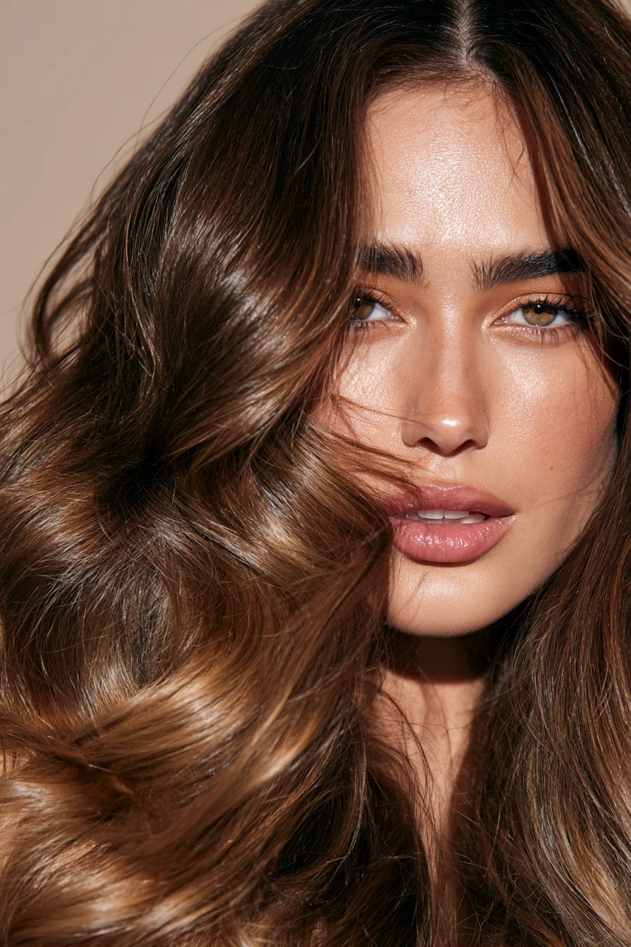 27 Golden Brown Honey Hair Color Ideas for a Gorgeous Glow 26 luminous honey highlight magic 1