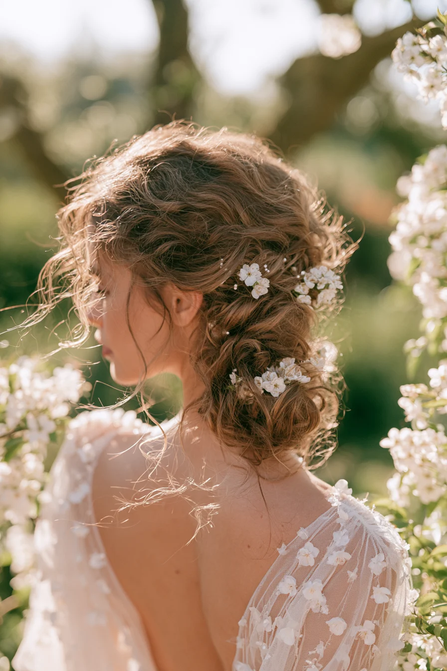 26 magical floral wedding buns 1