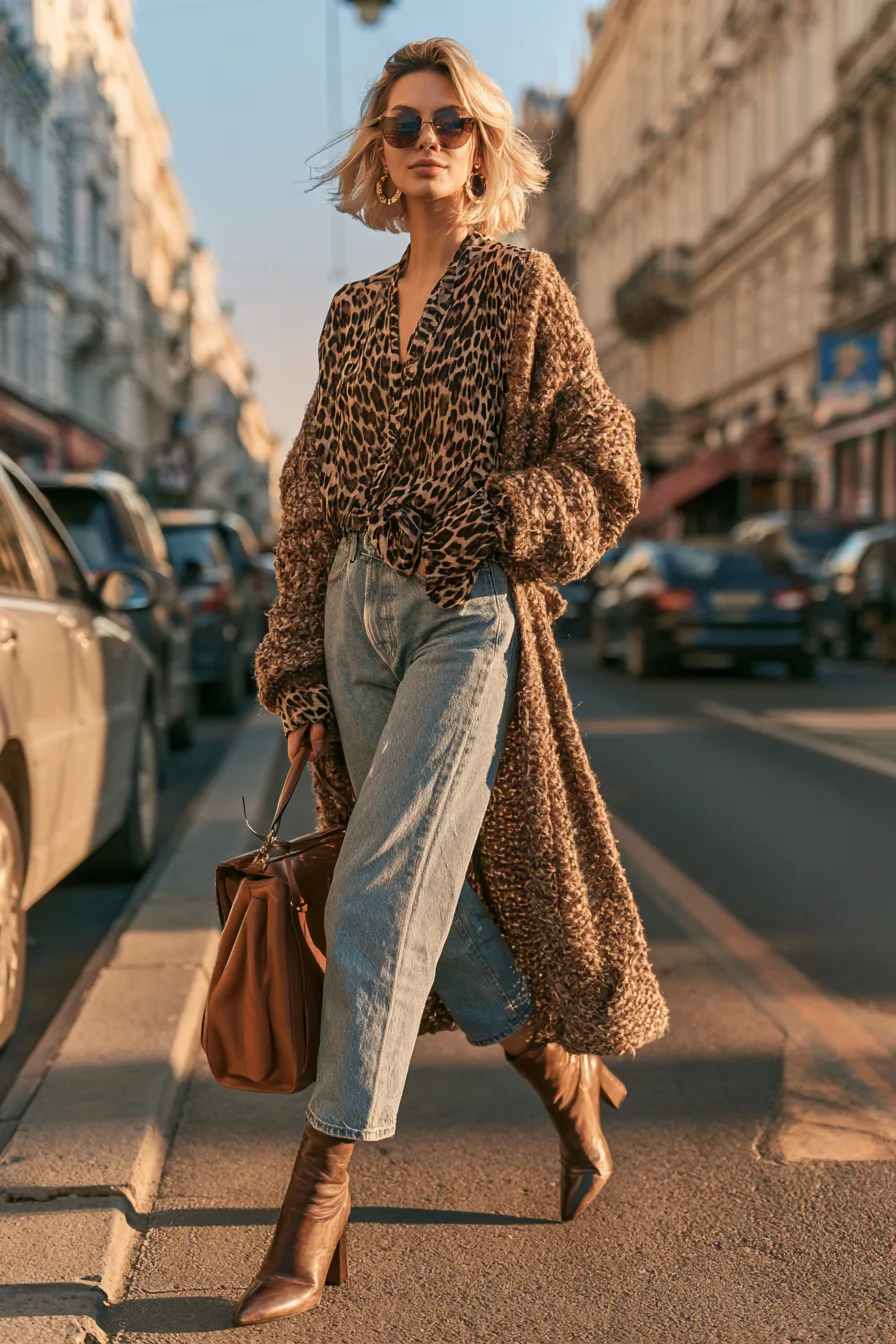 27 fresh leopard print outfit ideas 1