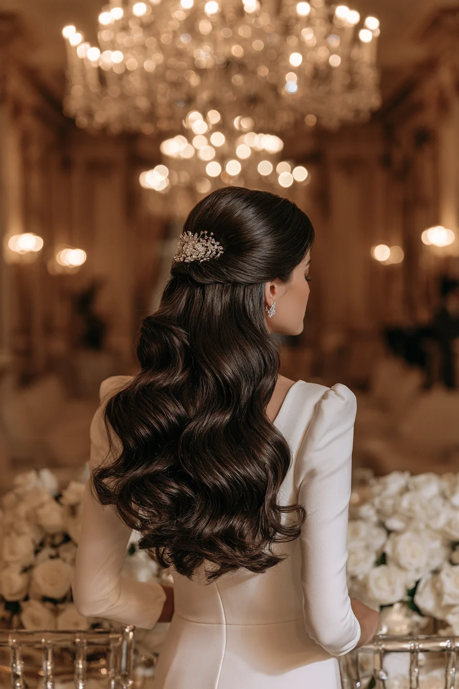 27 personalized romantic wedding hair 1