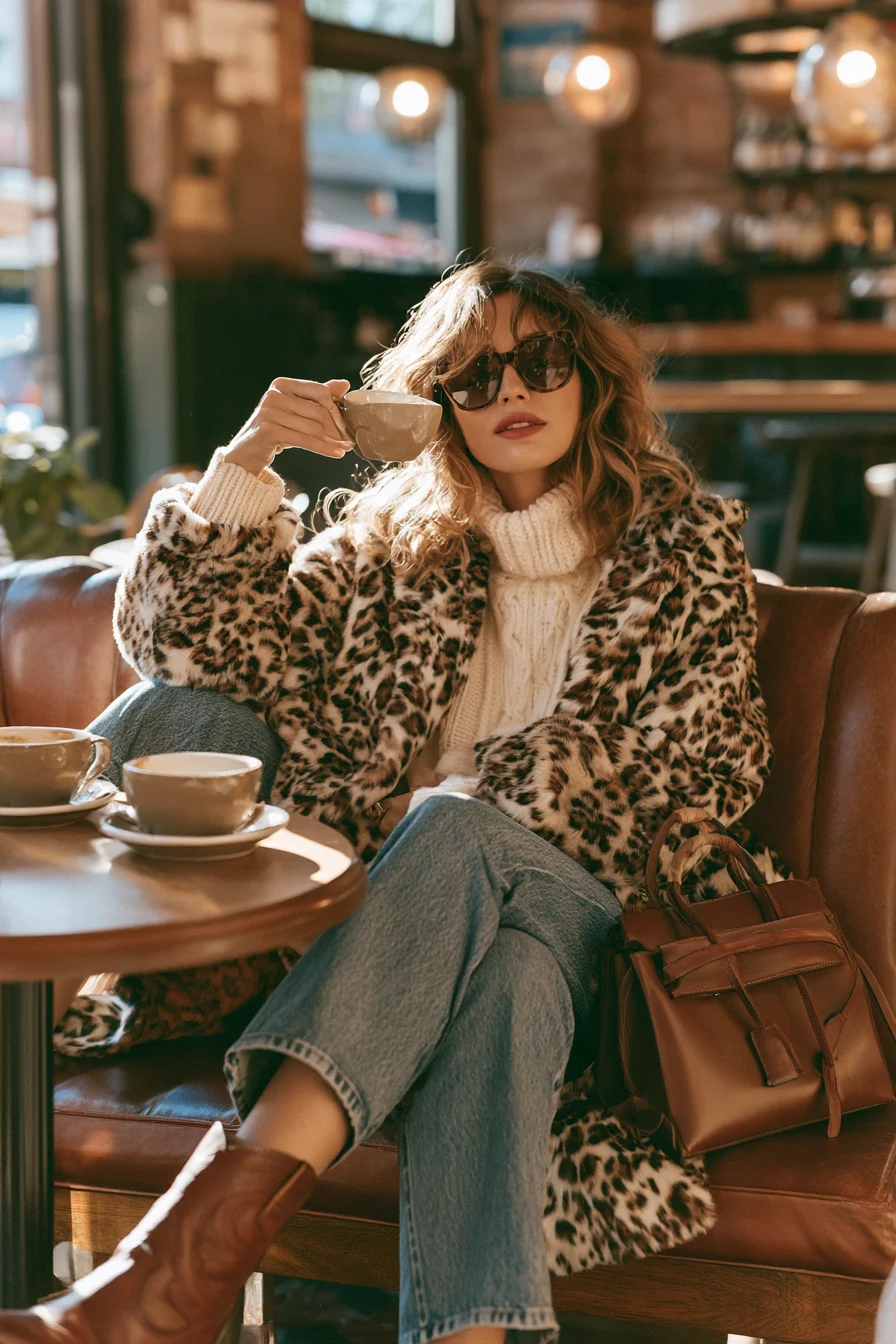 3 cozy autumn leopard outfits 1