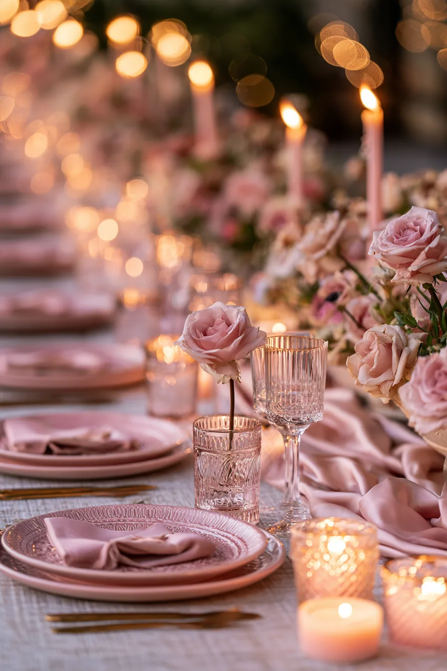 5 elegant rose birthday table 1