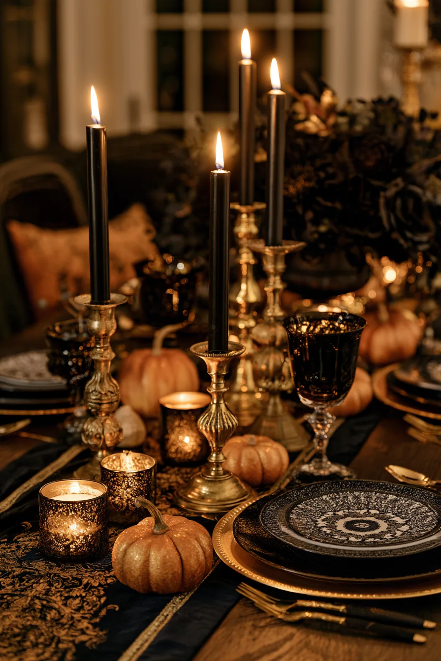 5 glamorous black velvet decorations 1