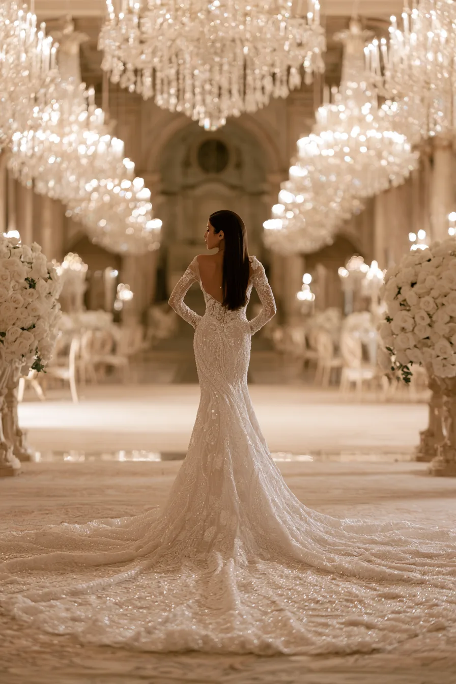 6 classic open back wedding dress inspiration 1