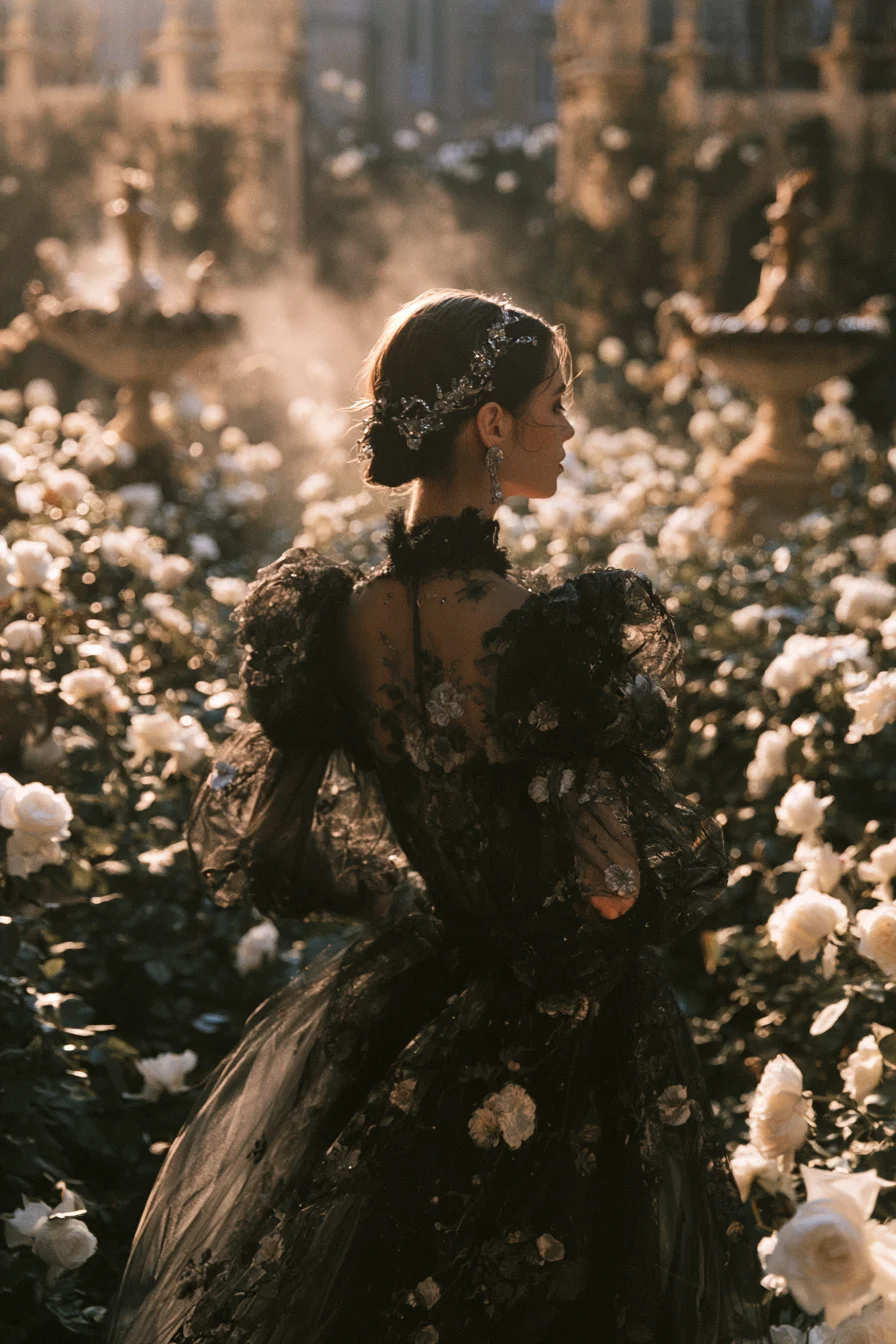 6 ethereal gothic bridal inspiration 1