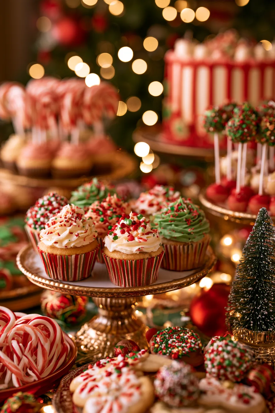 7 colorful christmas dessert display 1