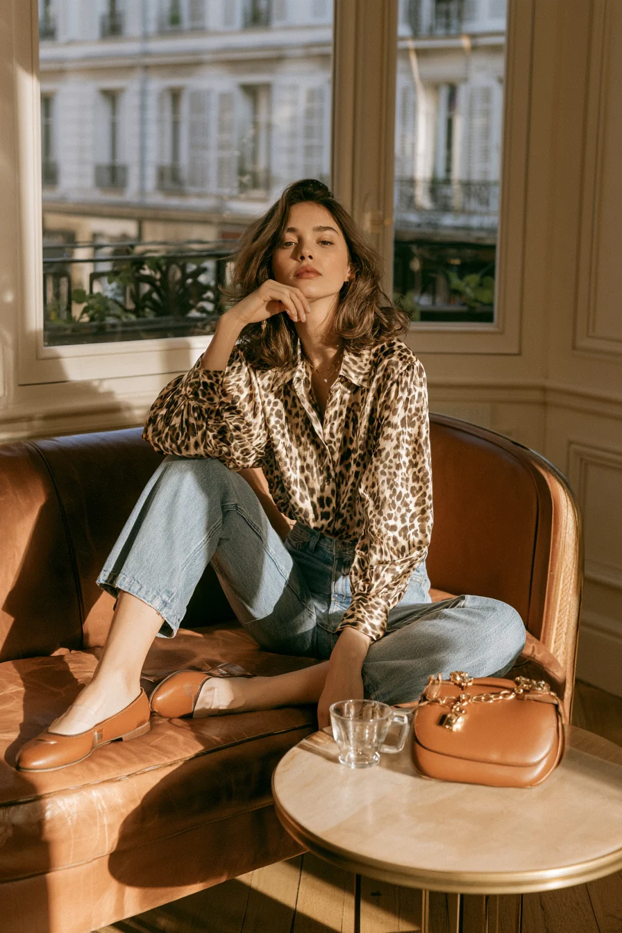7 feminine leopard print tops 1