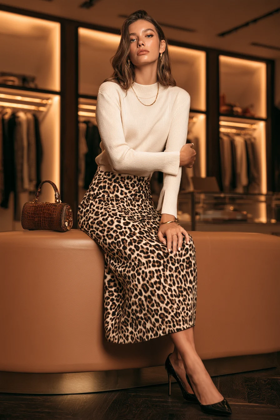 8 flowy animal print skirts 1